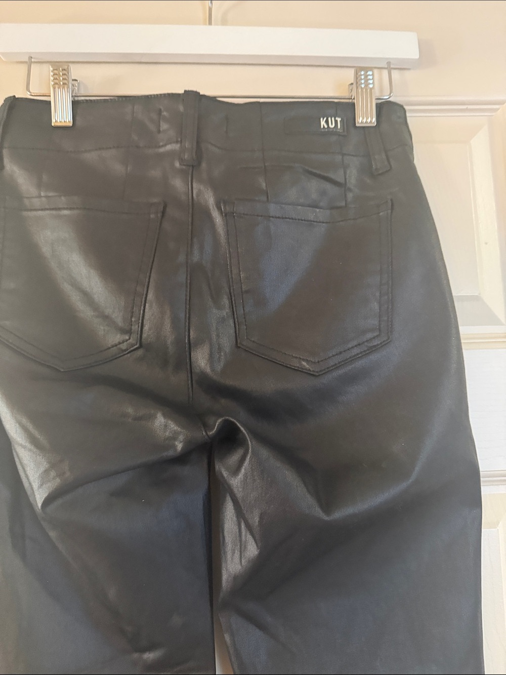 Kut from the Kloth Black Coated Skinny Jeans - Picture 5 of 8